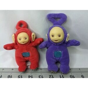Teletubbies Po Tinky Winky Plush Red Purple Lot Fun 4 All Stuffed Animal Toy